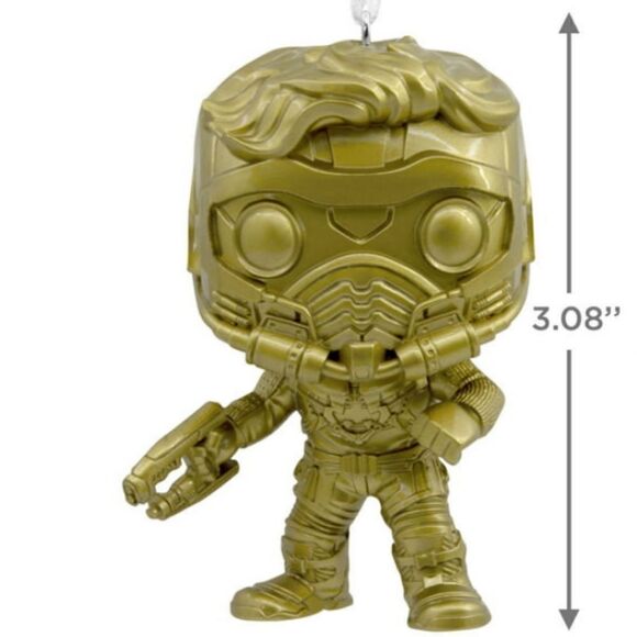 Hallmark Marvel Funko Pop Starlord and Groot Ornament Set - Picture 2 of 3